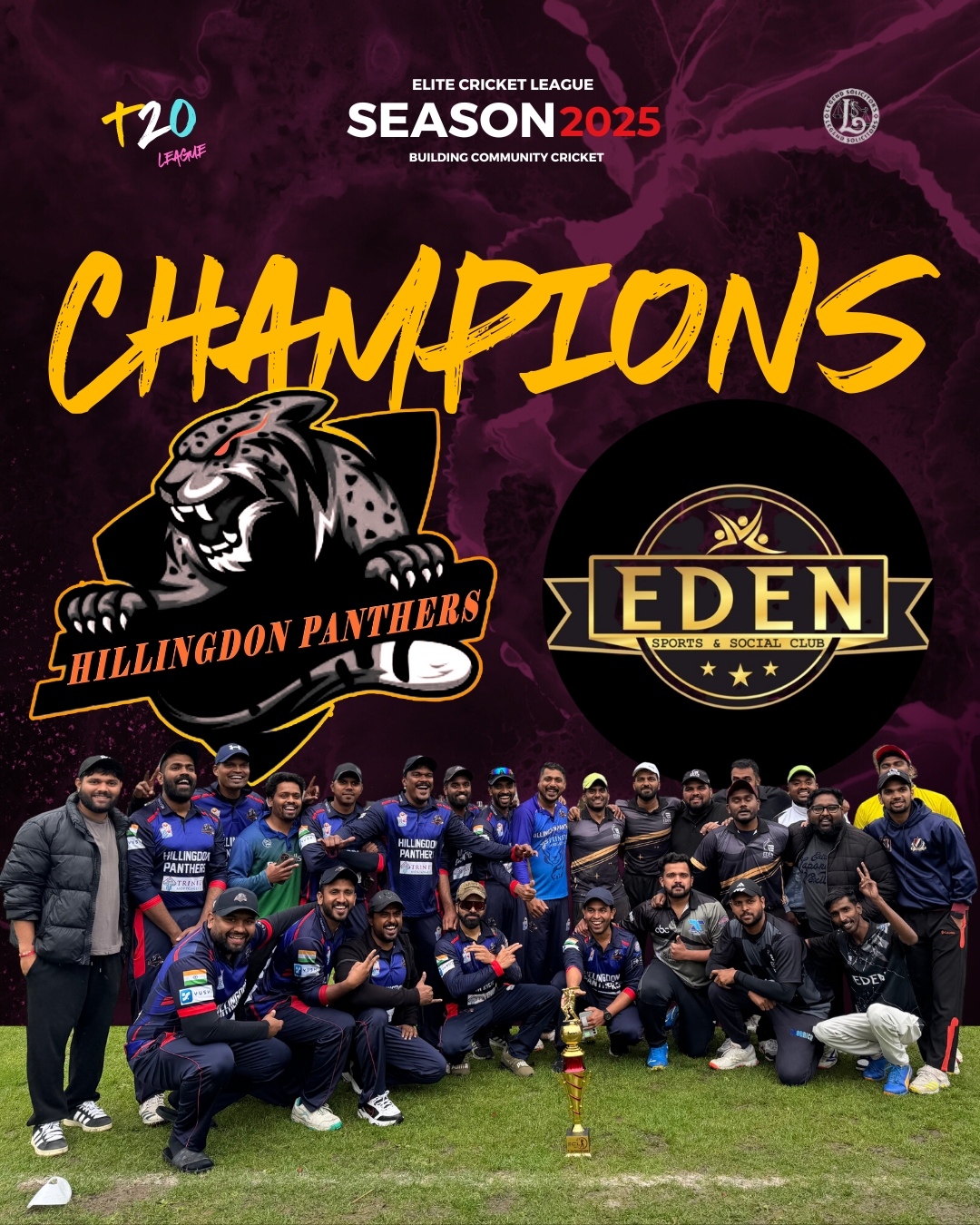 40 Over League Champion - Luton Tuskers CC